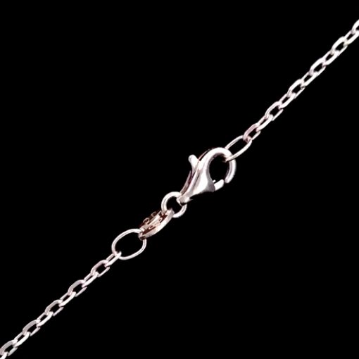 Chain Sterling Silver Cable diamond cut 1.5mm (CAD50) clasp