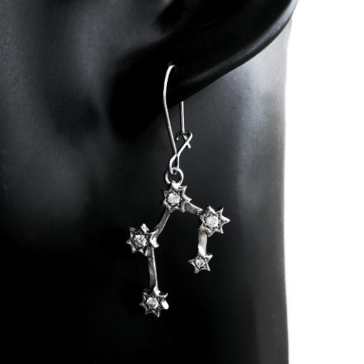 Sterling Silver earrings Southern Cross constellation Crux