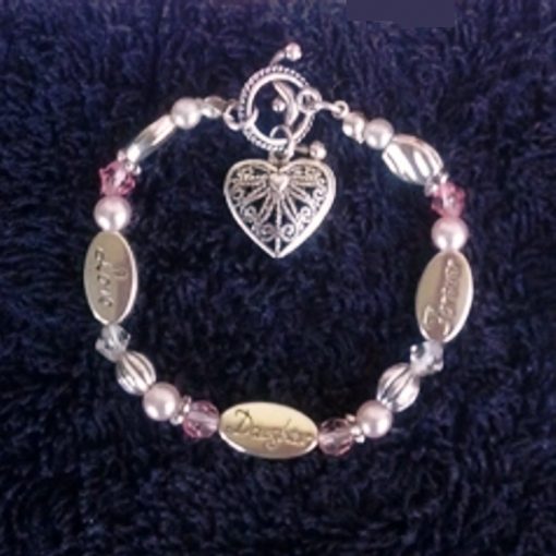 Love Daughter Forever bracelet