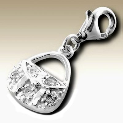 Handbag clip on charm Sterling Silver