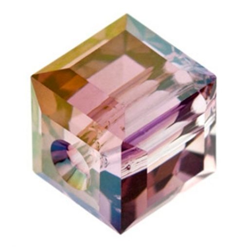 Swarovski crystal cube Lilac