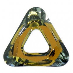 Swarovski Crystal 14mm Cosmic triangle Tabac