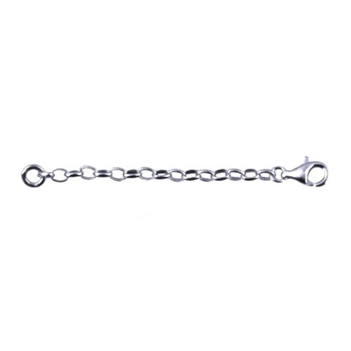 Chain extender Sterling Silver oval Belcher BO1