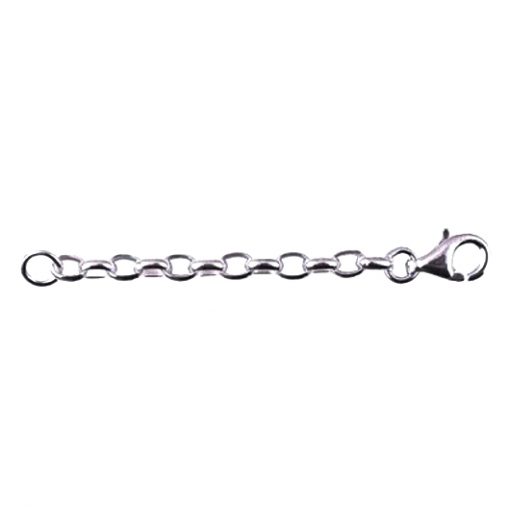 Chain extender Sterling Silver oval Belcher BO2