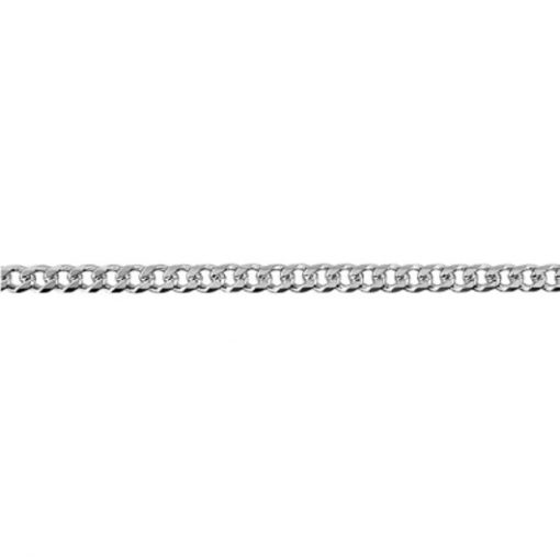 Chain Sterling Silver Curb bevelled 2.8mm BCD80