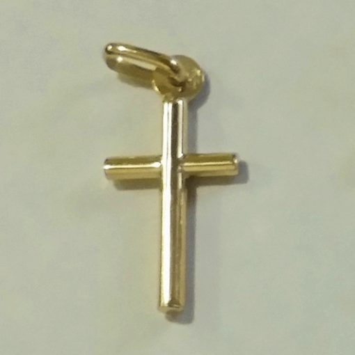 9ct Gold Cross round 2.5cm