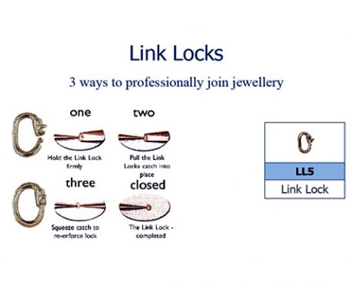 Link locks Sterling Silver instructions