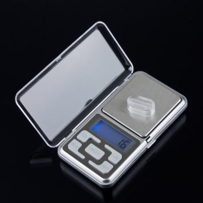 Digital mini scales High Quality 500g x 0.1g silver