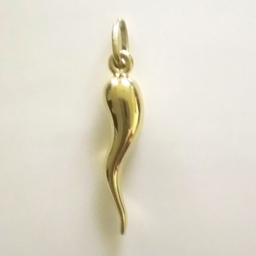 9ct Gold Horn of Plenty pendant Italian 2.8cm