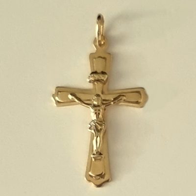 Gold Crucifix Cross